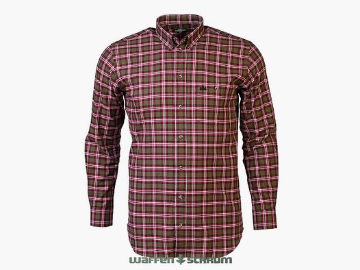 Foresta shirt olive checkered