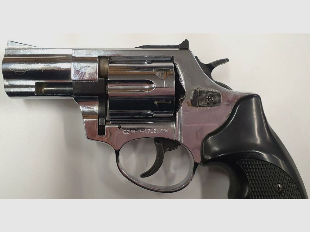 Revólver de detonación Ekol Viper 2,5'', 9mm R.K., cromado, usado