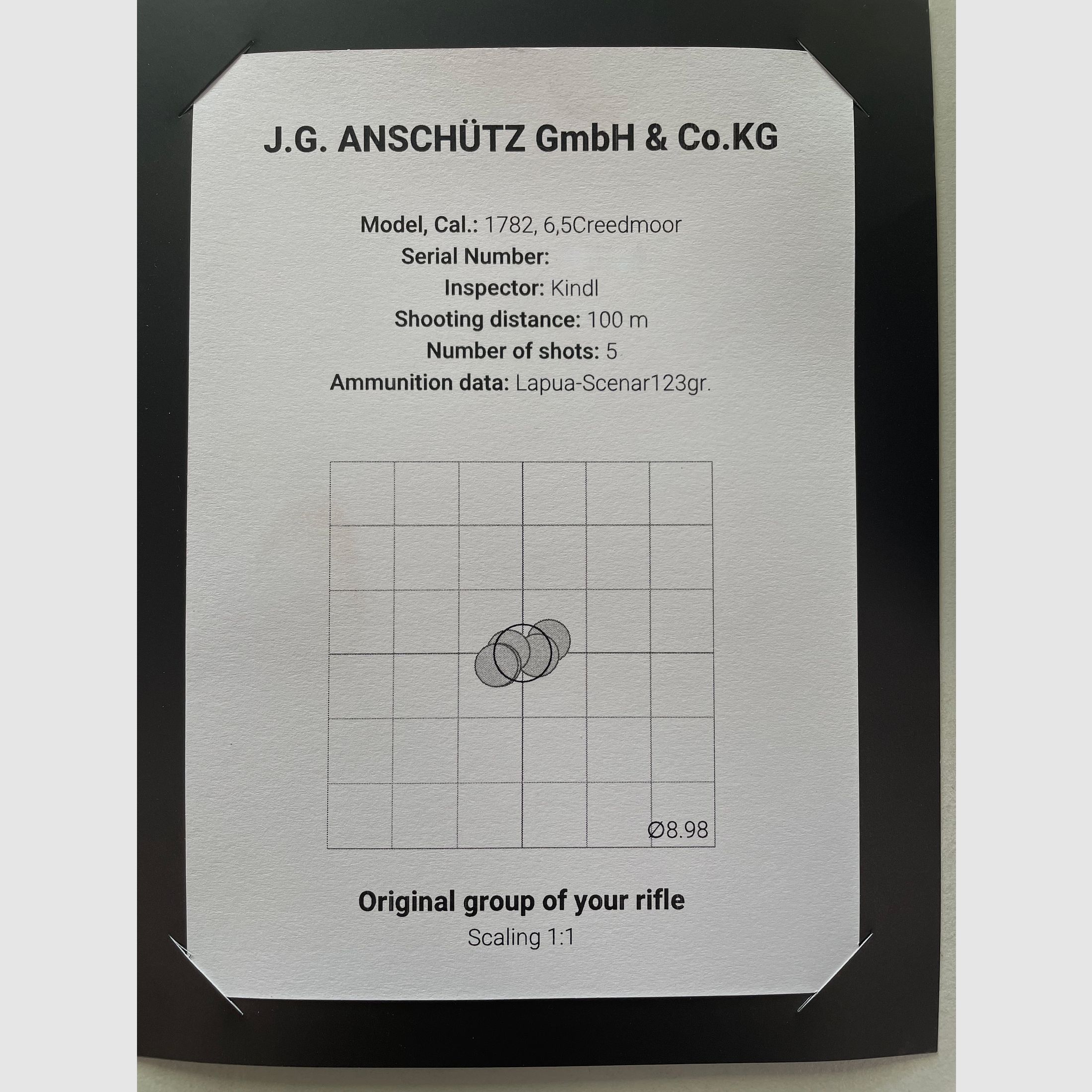 J.G. Anschütz 1782 D APR Grey 6,5 Creedmoor Gold "TIN" im ACC Premier Chassis von MDT M18x1 660 LL