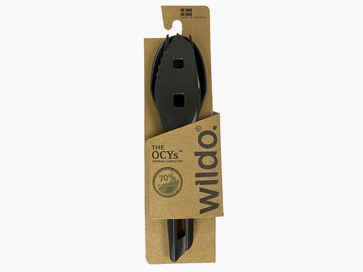 WILDO Campinggeschirr Cutlery Set Dark Grey