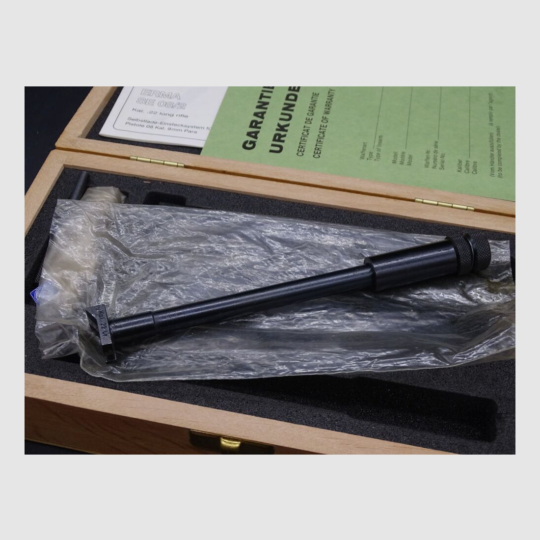 ERMA SE 08 / 2 UNGESCHOSSEN Kaliber .22lr SE08 / 2