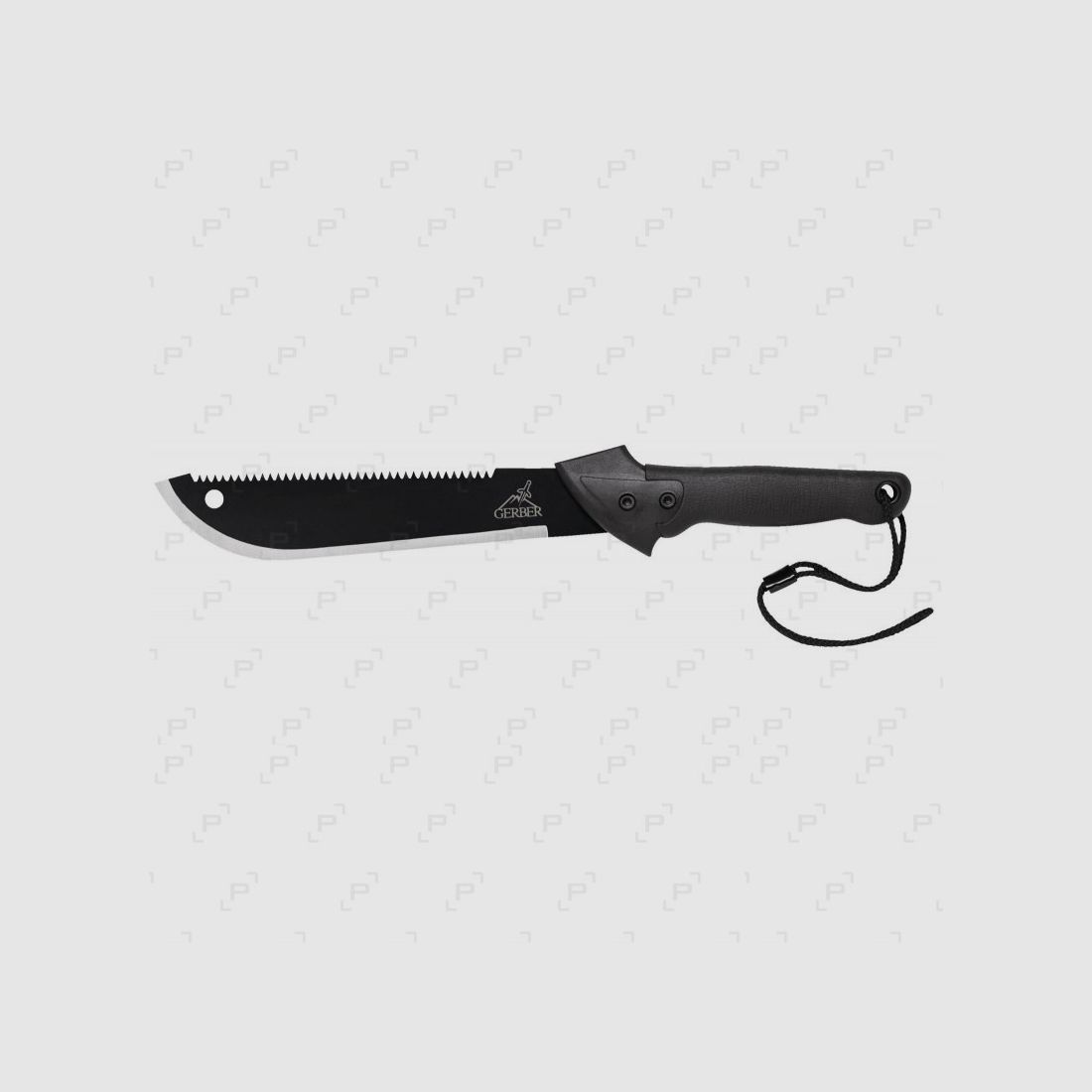 Machette GERBER GATOR JR noire manche caoutchouc, image 1 sur 2