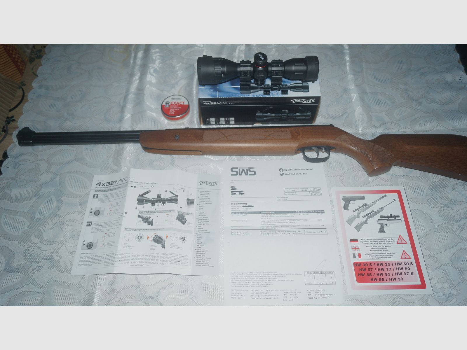 Weihrauch HW57 4,5 mm Luftgewehr Unterspannhebel