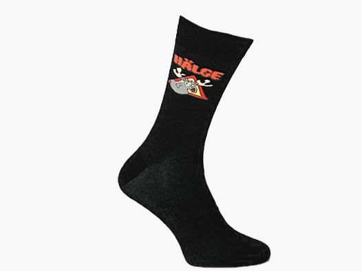 Cotton Sock Black Size 41/45