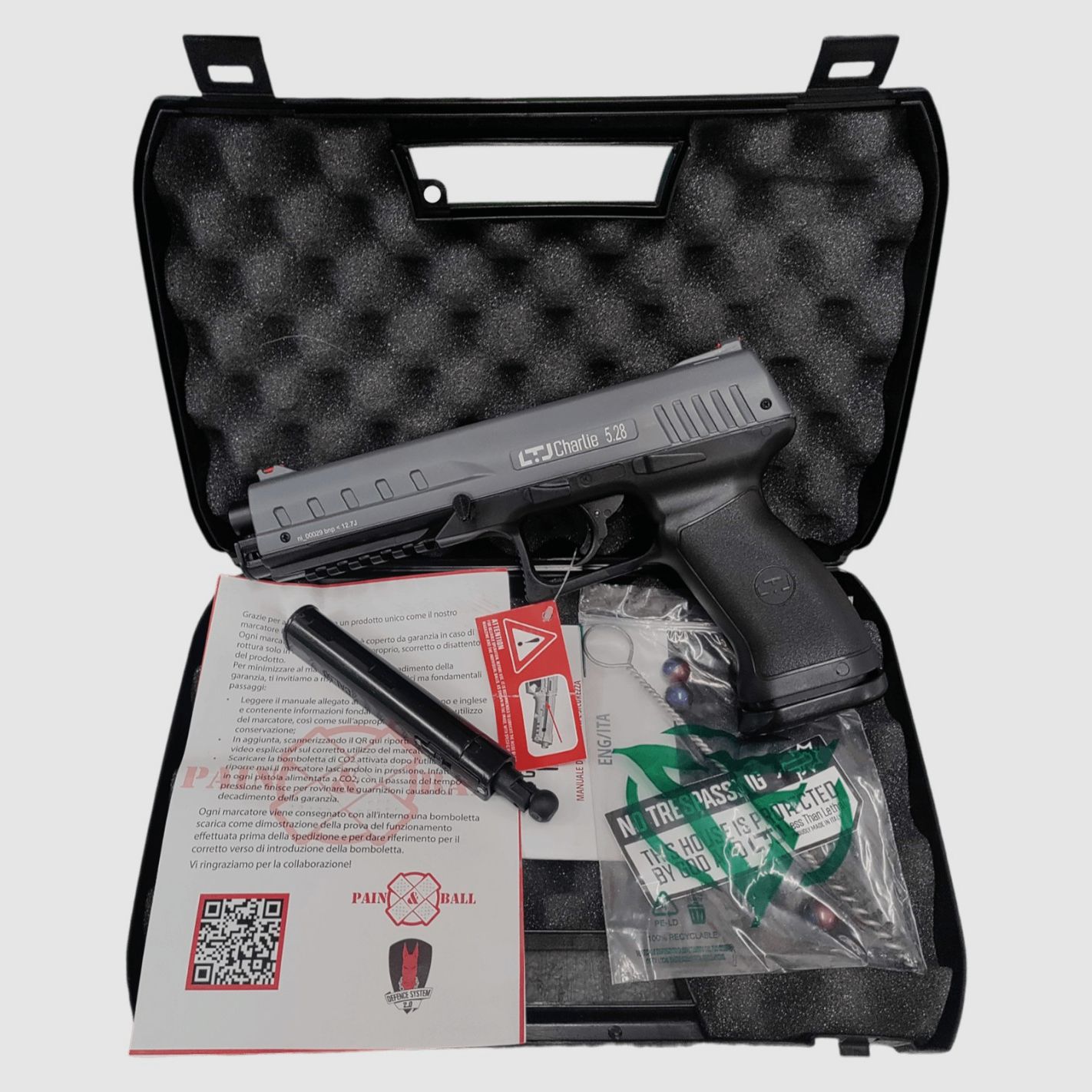 LTL PB Charli 528 Pistola de gas CO2 cal. 50 negra, imagen 4 de 4