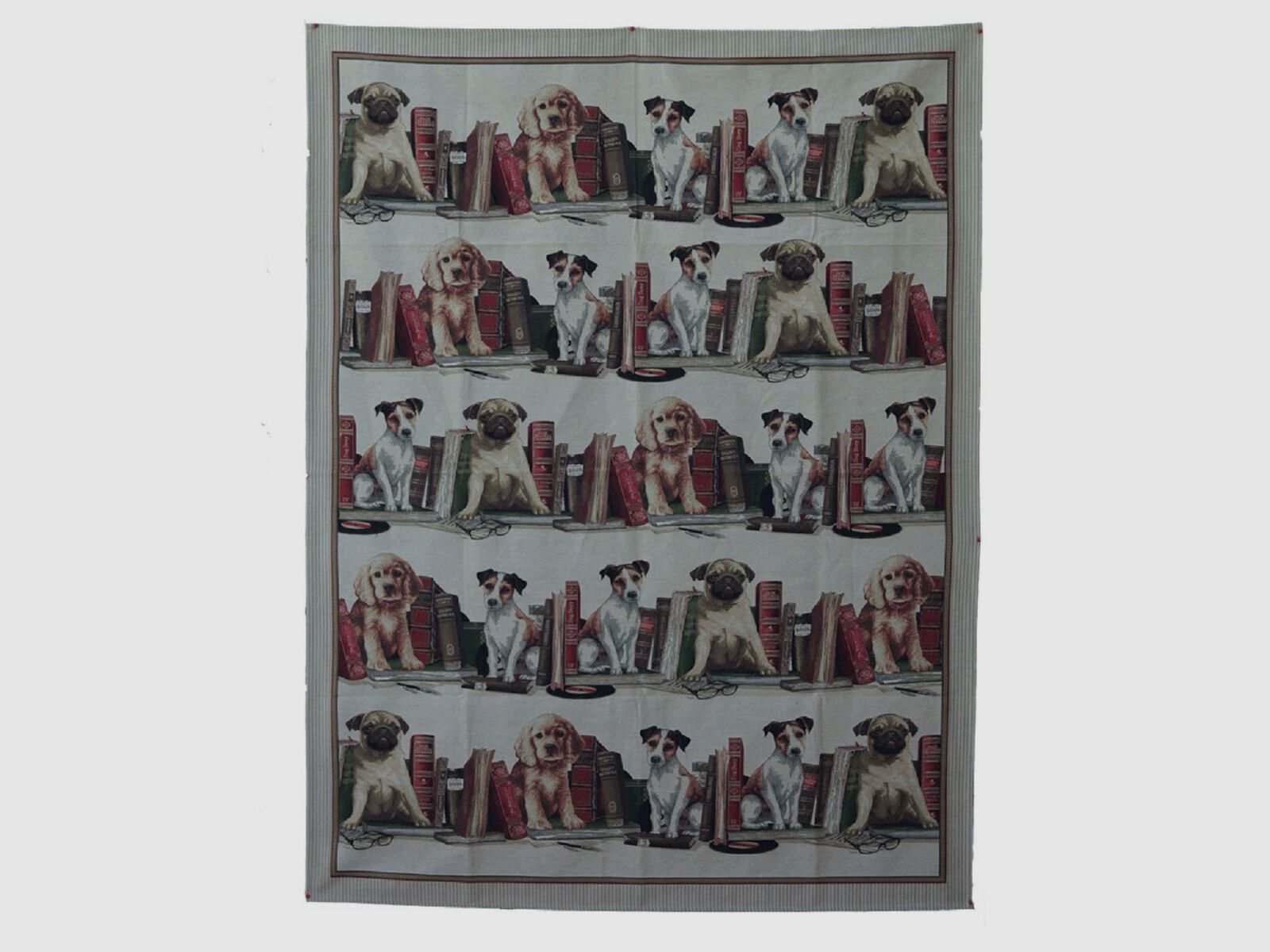 Tovagliette Lovergreen motivo coperta da viaggio cani e libri