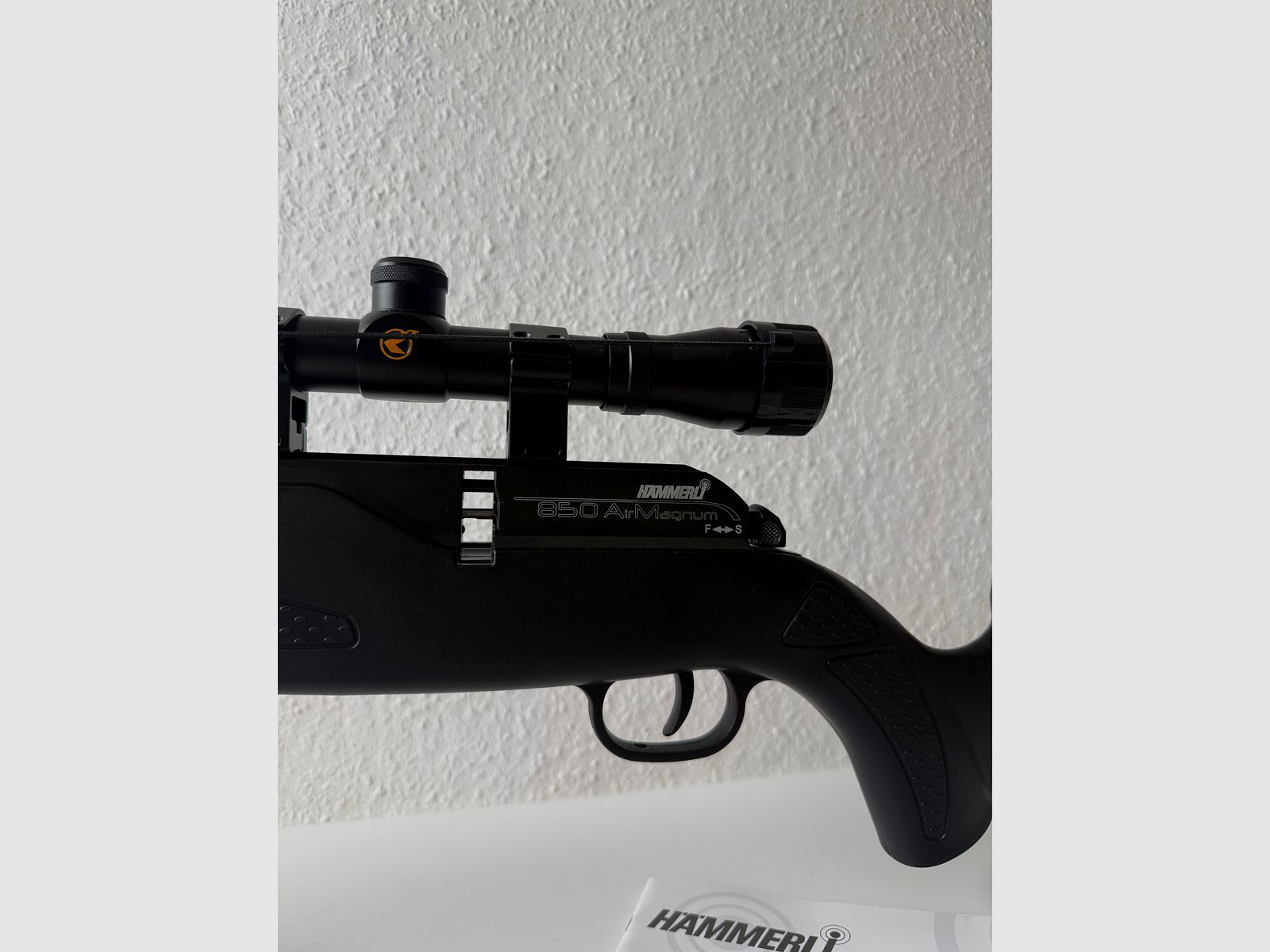 Hämmerli 850 AirMagnum + standaard + richtkijker + demper