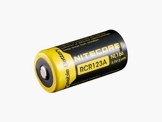 CR123A Nitecore Lithium Ionen Akku Typ 16340