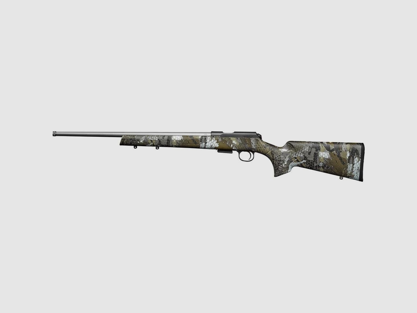 CZ KK herhalingsgeweer 457 Camo Stainless .22 lfb.