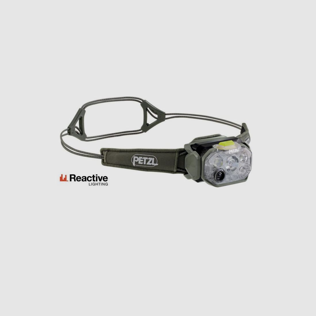 Petzl Linterna frontal Swift RL | 1200 lm | Verde cazador, imagen 2 de 4