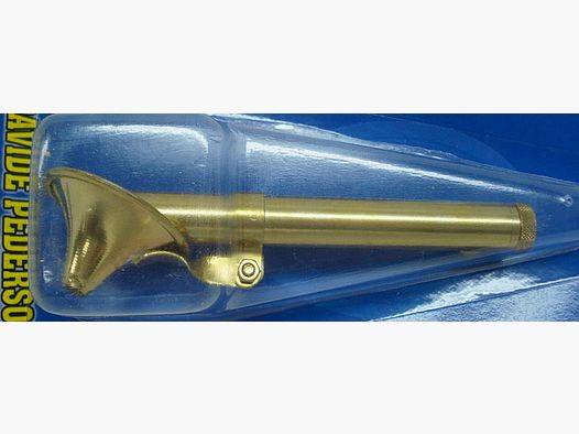 Powder measuring combination funnel/cleaning needle/10-120 grs.