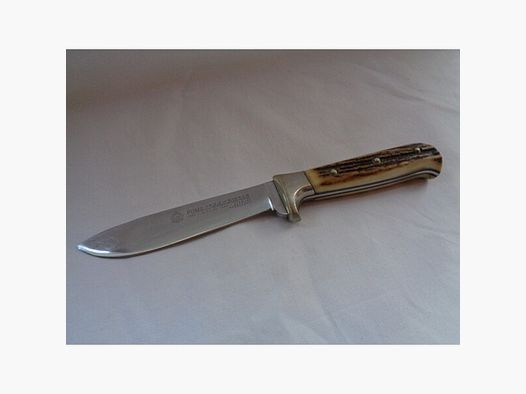 PUMA Jagdnicker n. OFR Frevert Hirschhorngriffschalen, 1974, s.g. Zustand!, ohne Scheide