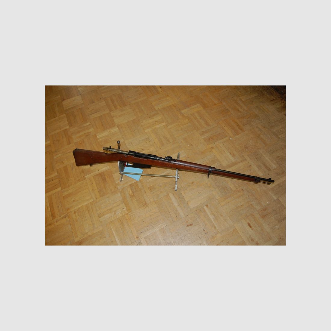 Rep. Büchse Langer Carcano M 91 FAT 42Kal 6,5x52Carc. Nrgl auch der Schaft vom Sammler