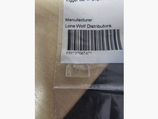 Lone Wolf Distr. LWD-5865 Clear Inspection Plate for GLOCK