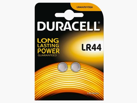 Batería de botón Duracell LR44 IEC 1,5 V