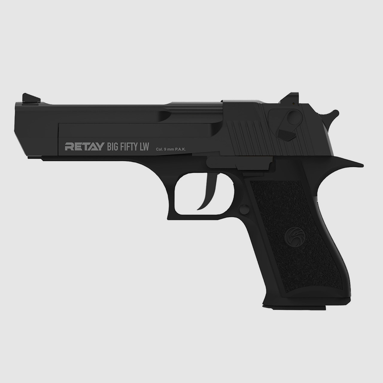 Schreckschuss Pistole Retay Big Fifty LW Light Weight Black Finish Kaliber 9 mm P.A.K. (P18)