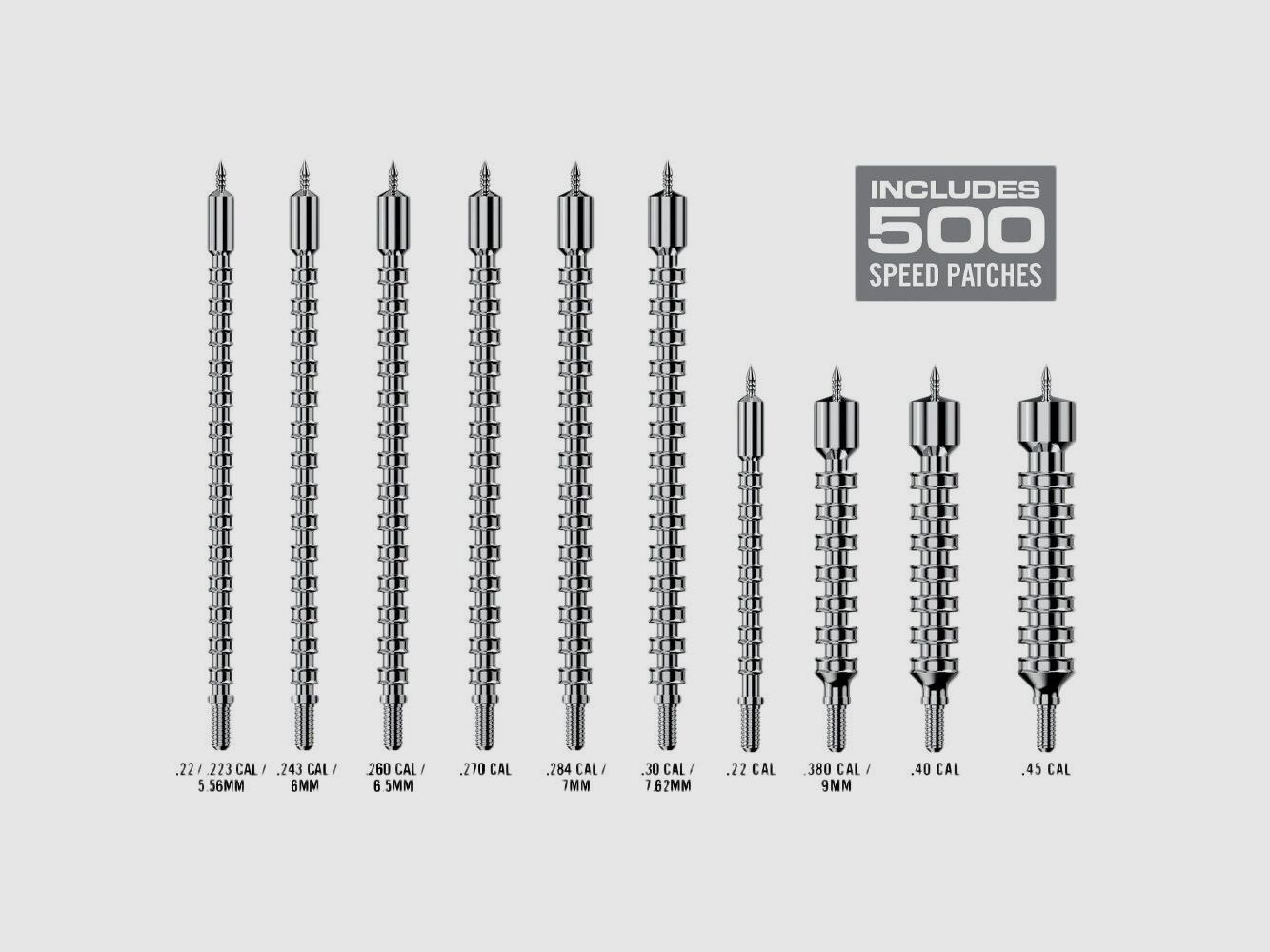 Real Avid Bore-Max Speed Jags & Patches