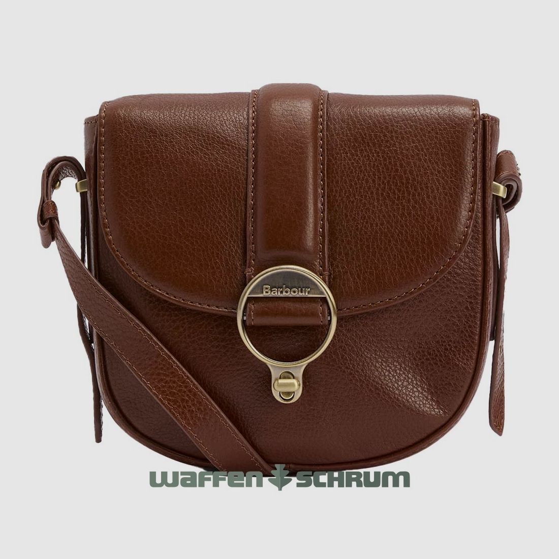 Barbour Ledertasche Elm Crossbody Brown