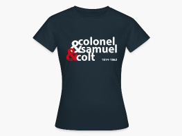 colonel samuel colt - Frauen T-Shirt Schwarz