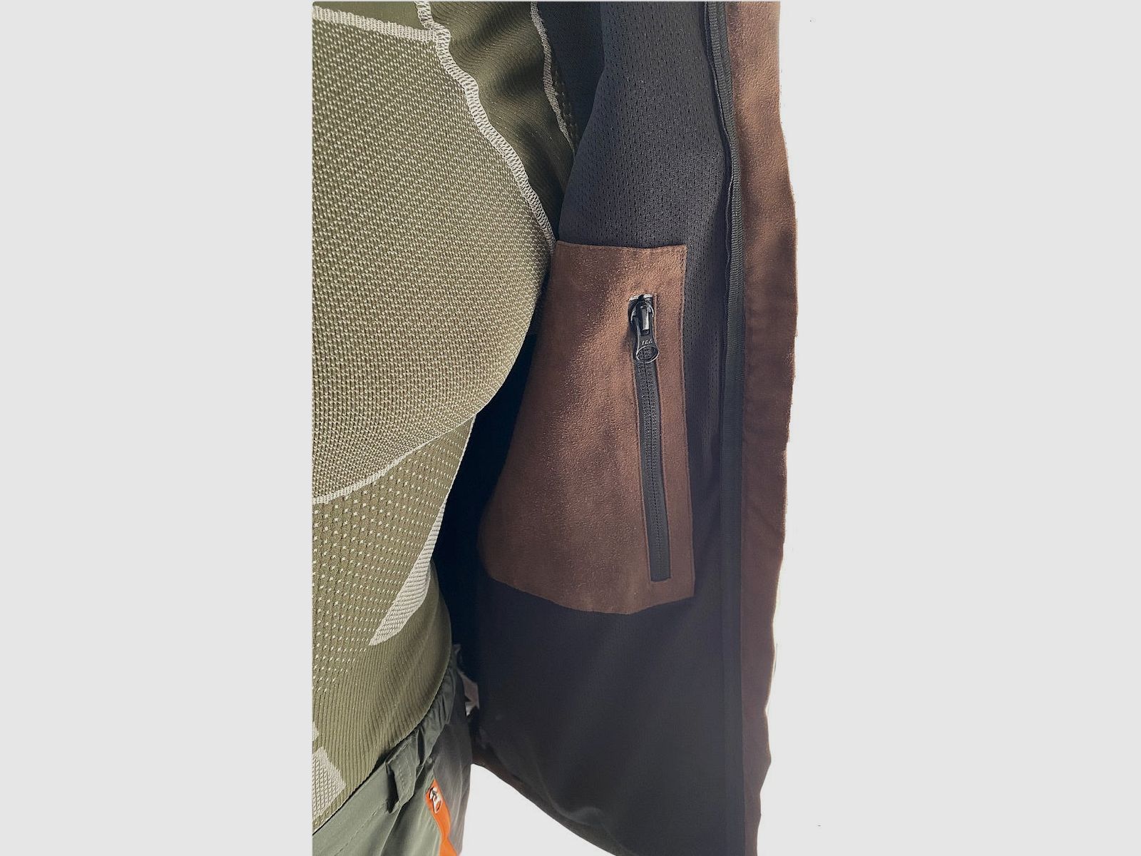 BLASER VESTE SOFTSHELL GRIS/BRUN 118050, image 3 sur 12