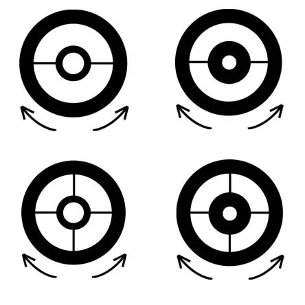 MEC Centra adjustable front sight tunnel for small-bore rifle with bars (type selectable), image 3 of 5