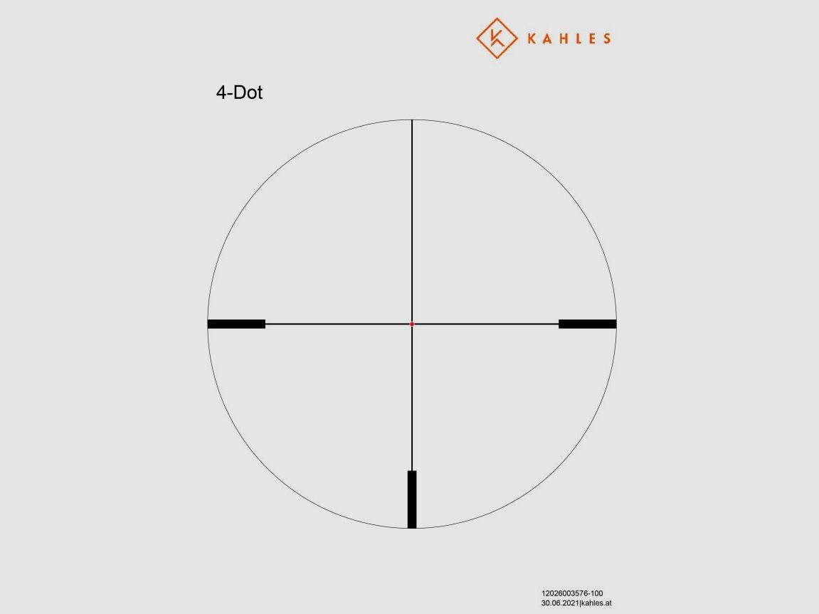 Kahles lunette Kahles Helia 1.6-8x42i 30mm 4-Dot, image 2 sur 3