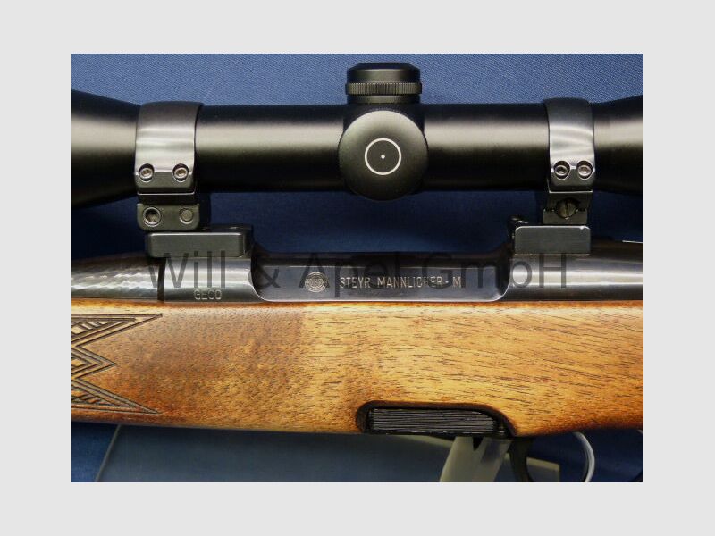 Steyr Mannlicher Model M with drum magazine