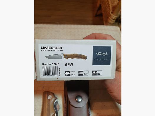 Walther AFW Folding Knife - Adventure Folder Wood