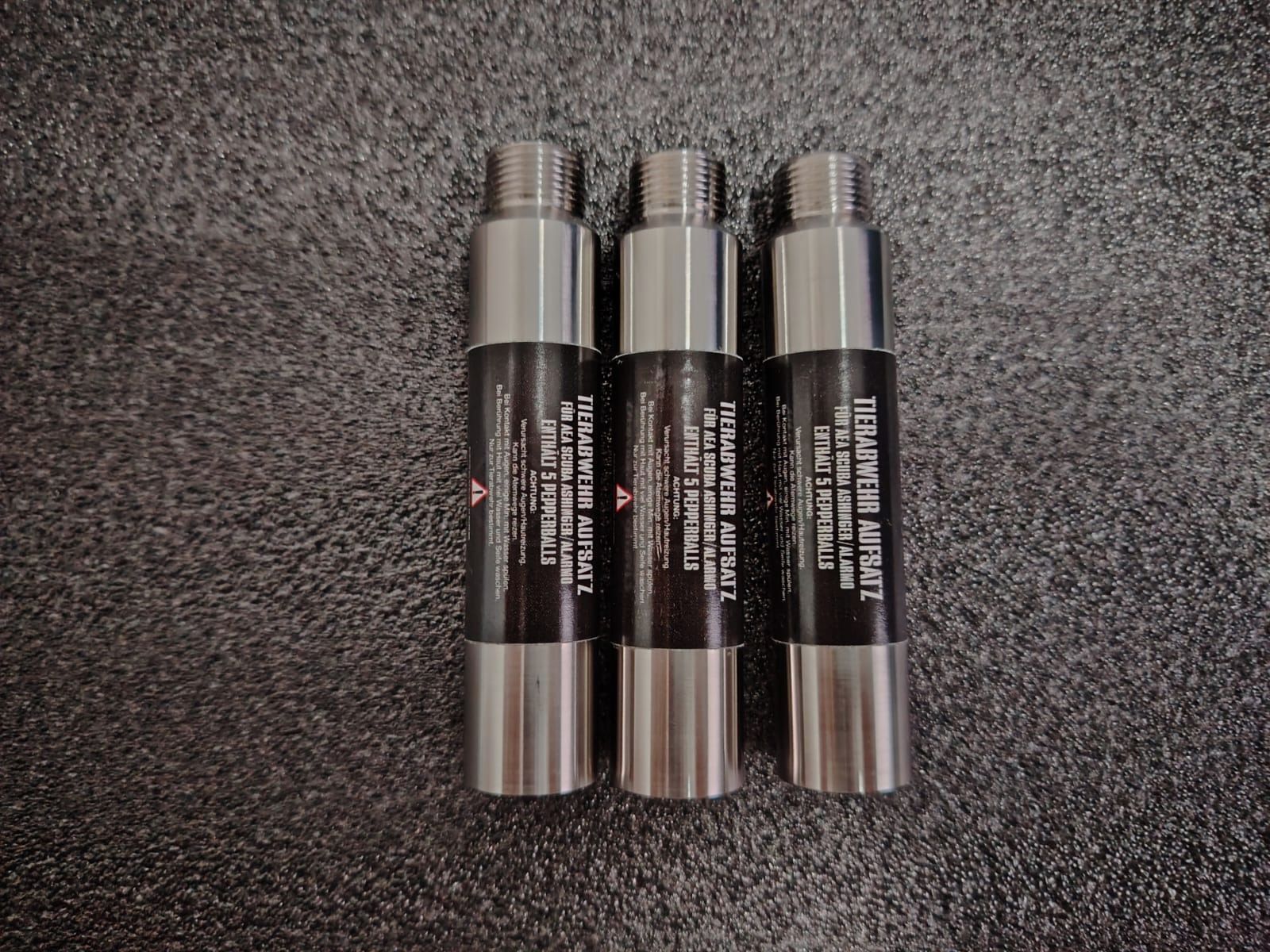 3x Tierabwehr Aufsatz Rohr für Scuba Ashinger .68 / Alarmo | NEU