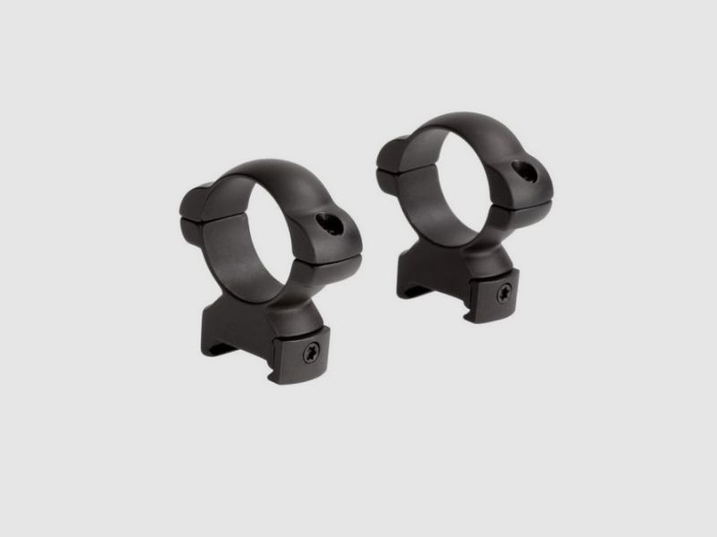 Anelli 1" alti in acciaio nero