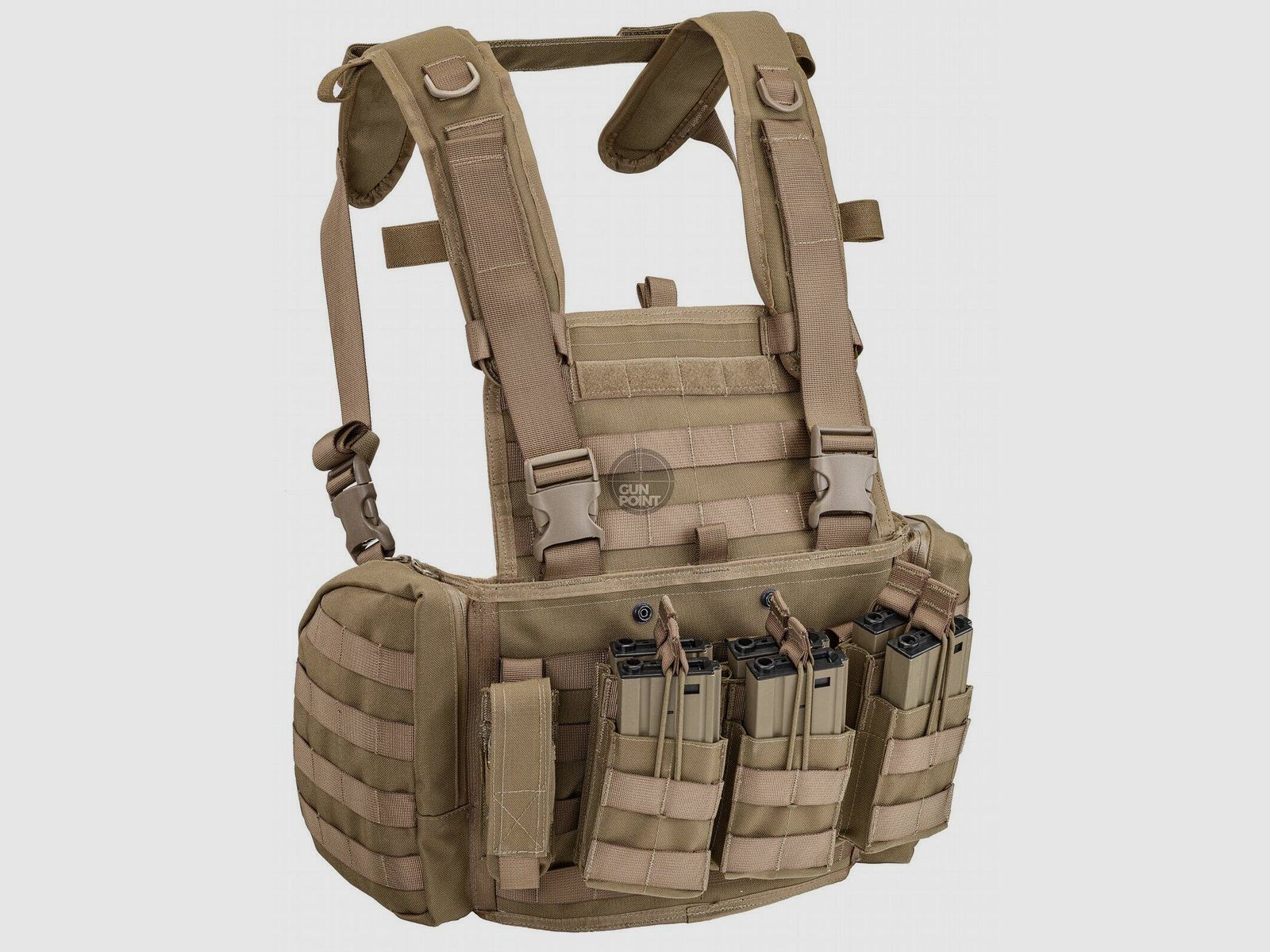 DEFCON 5 MARTE CHEST RIG 1000D NYLON COYOTE TAN