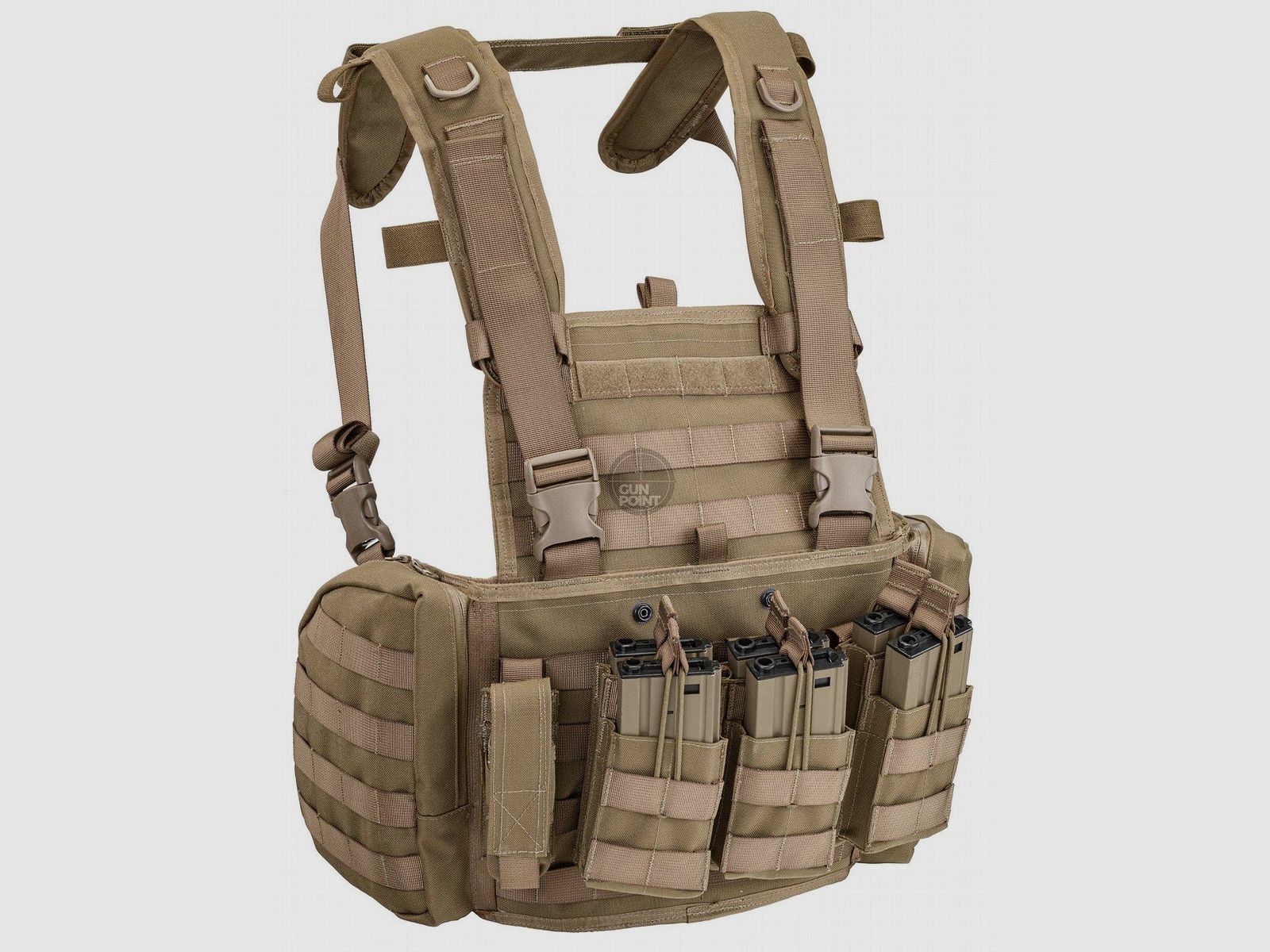 DEFCON 5 MARTE CHEST RIG 1000D NYLON COYOTE TAN