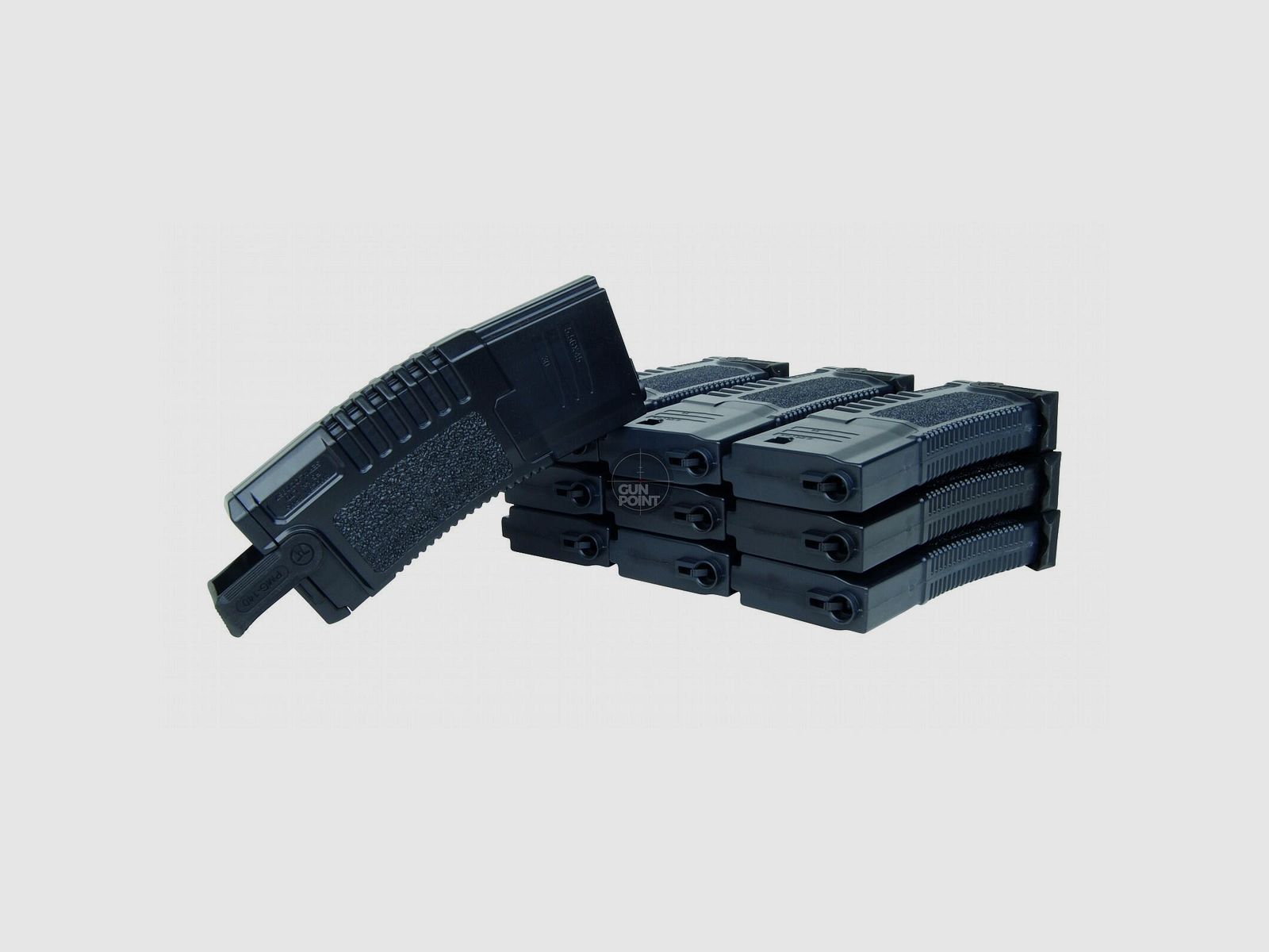 Magazin fr Softair - Ares - Mid Cap AMOEBA 10er Pack - AEG / S-AEG Schwarz