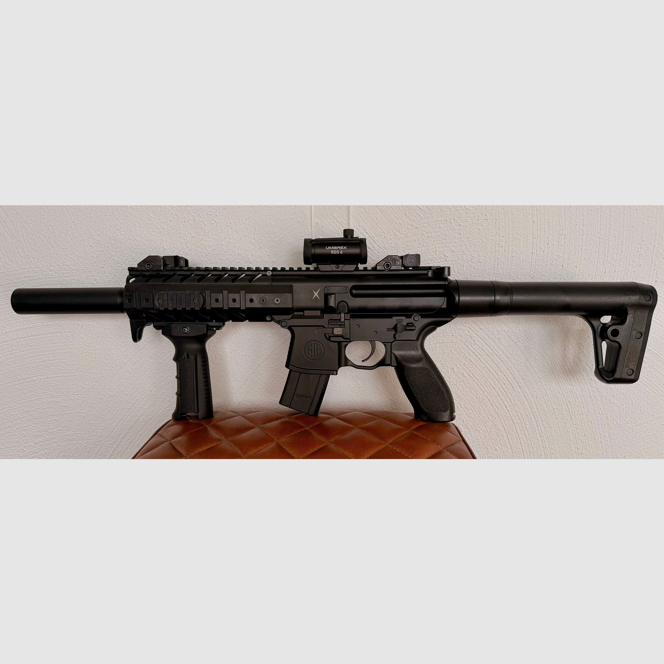 <SIG SAUER MPX Co2 rifle black 4.5 mm diabolo>