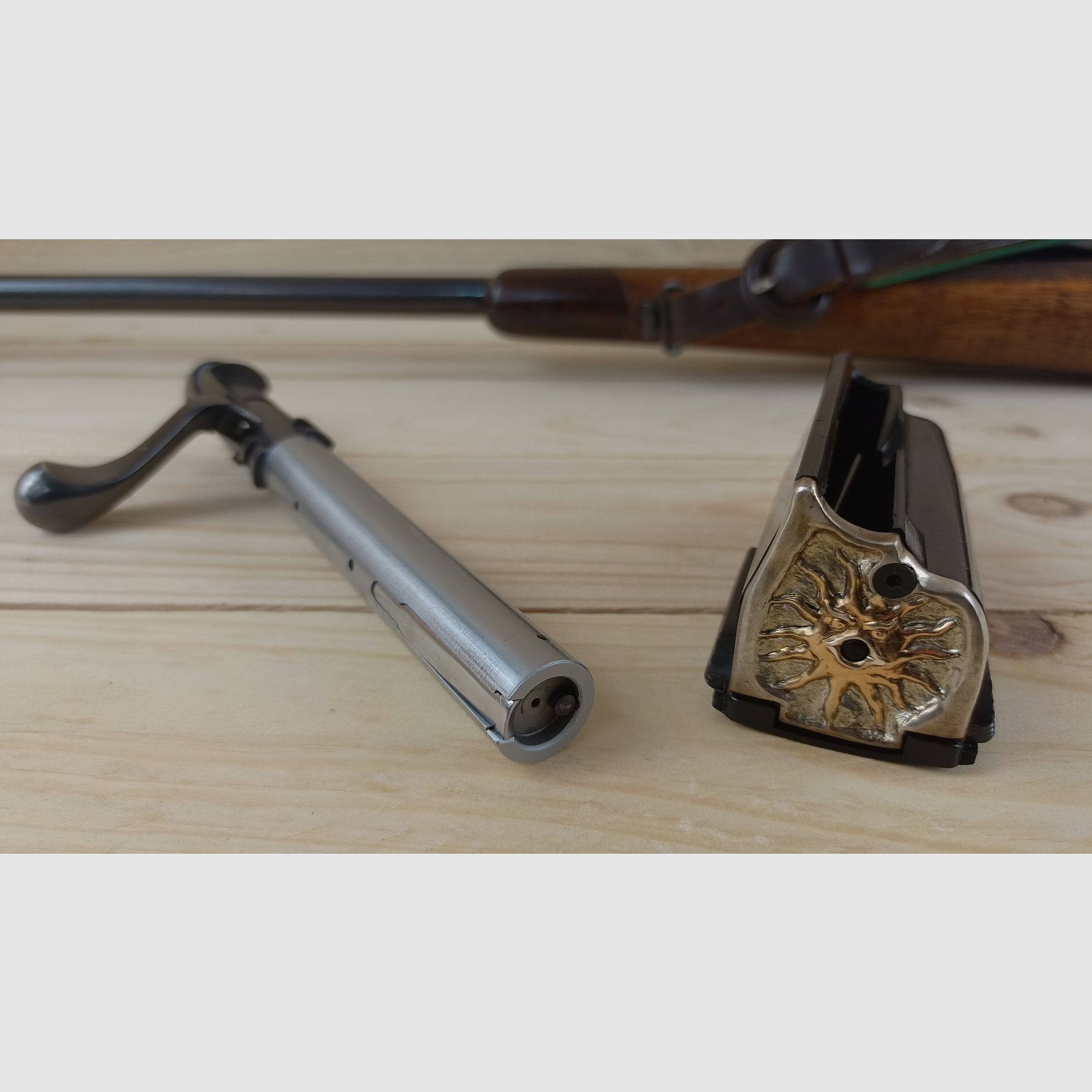 Steyr Mannlicher M, caliber 7.5x55 *with gold & Swarovski optics*