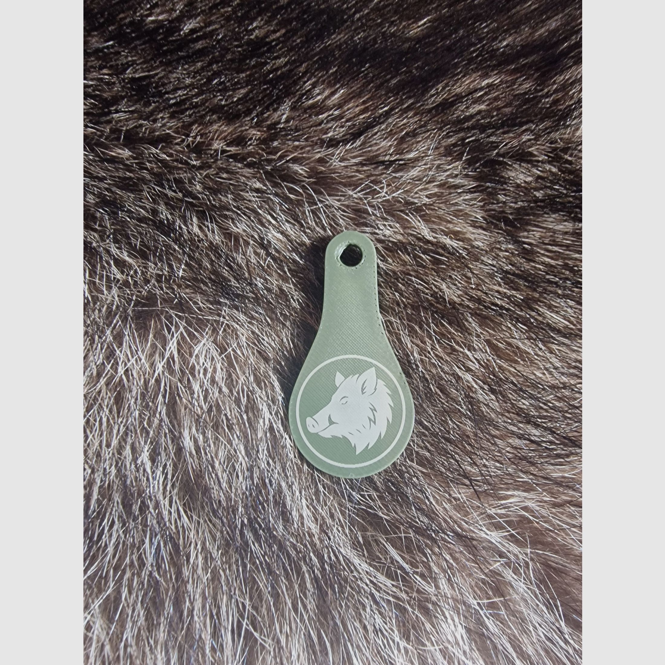 Einkaufswagenöffner mit jagdlichen Motiven