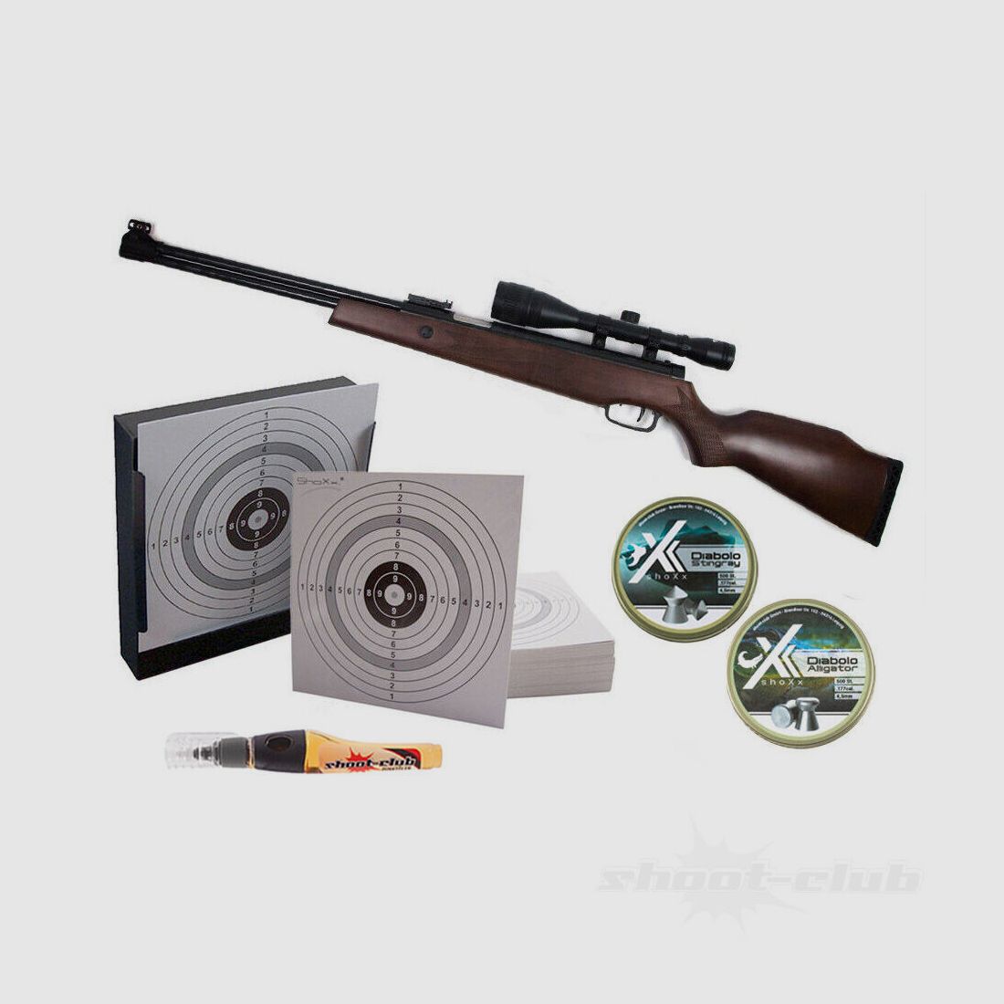 Hämmerli Hunter Force 900 Bajo palanca - Spanner LG Calibre 4,5mm - Set