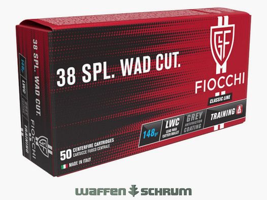 Fiocchi LWC 9,59g - 148gr. .38Special