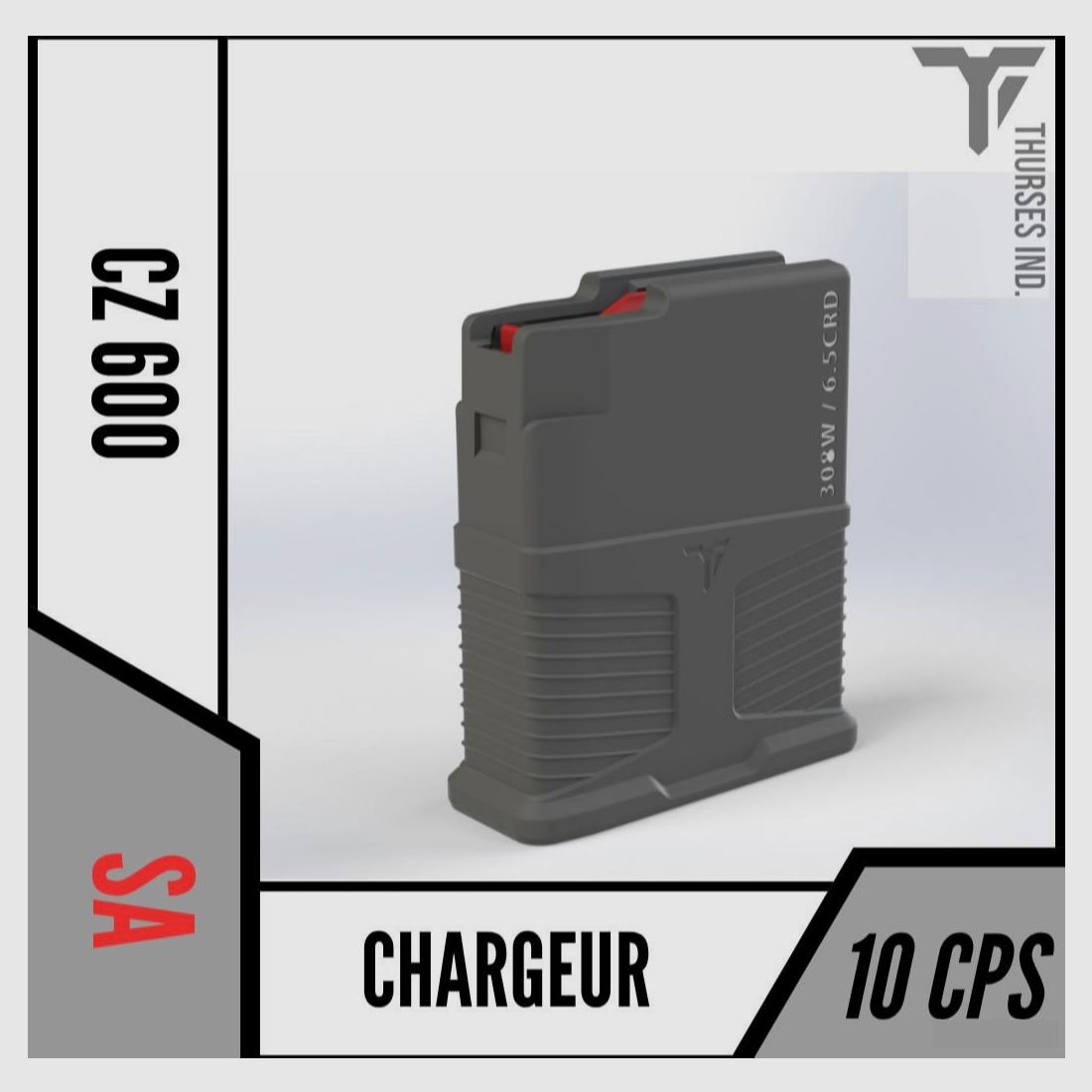 TI Magazin Kompatibel CZ600 Short Action 10 Schuss