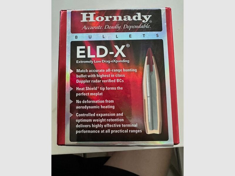 Hornady ELD-X 30 CAL .308 – 178gr – 100 Geschosse