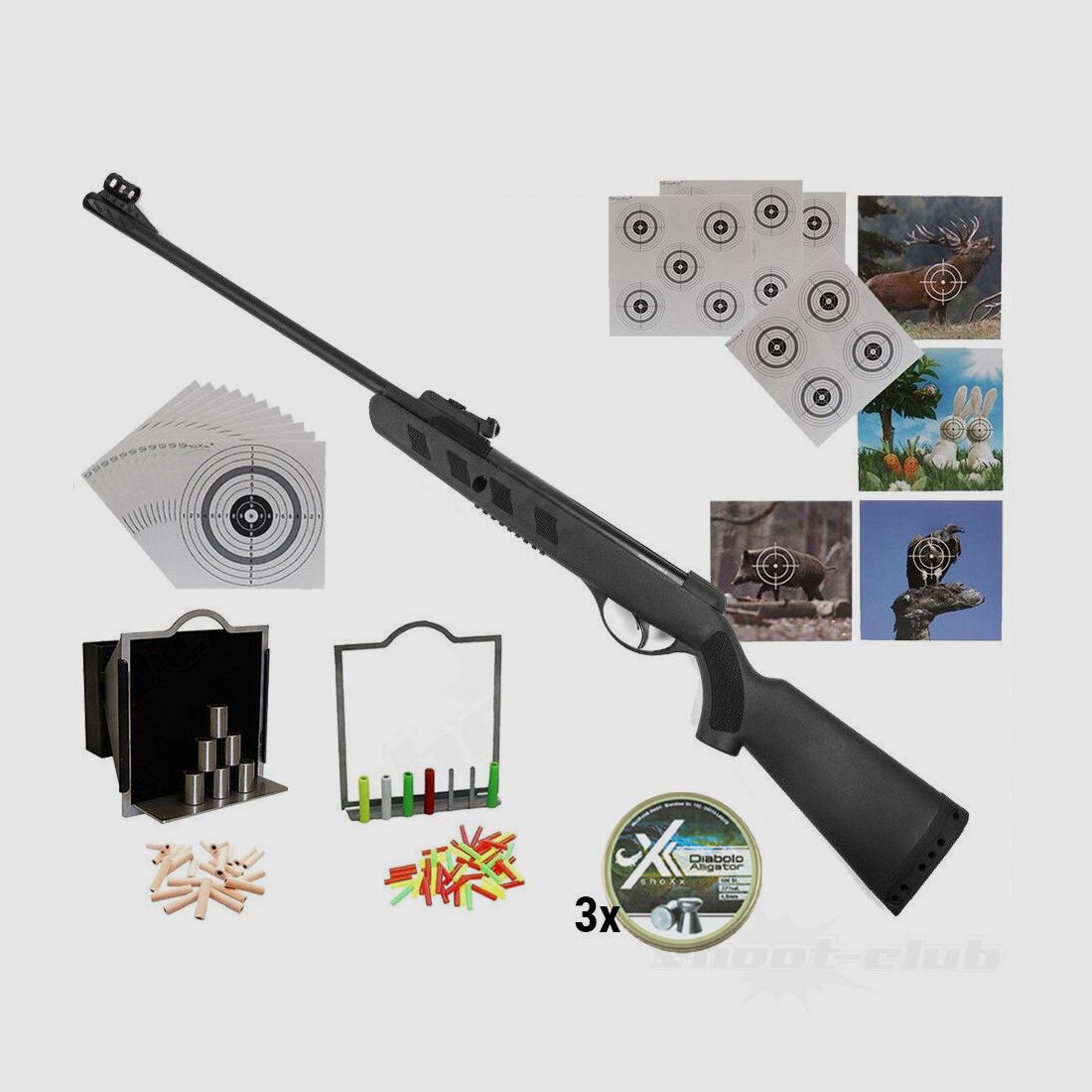 German Sport Gun GSG AN500 Super-Target-Set 4.5mm Diabolos