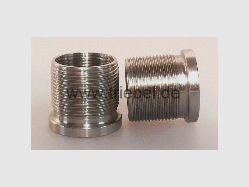 HAUSKEN Zubehör f. Schalldämpfer Adapter auf M17x1 f. JD184/224 -WD60  u.a.