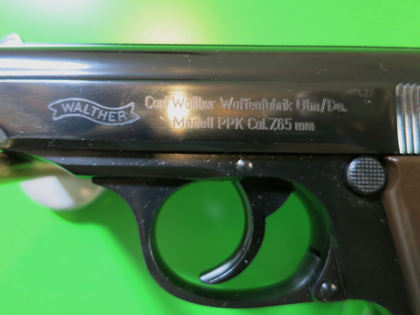 Halbautomatische Pistole, Walther PPK, Kal. 7,65 mm Browning       #7-