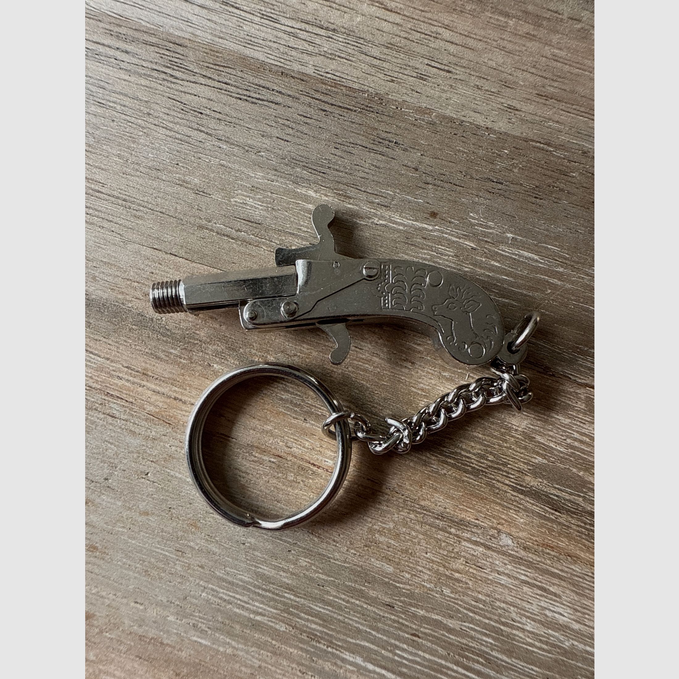 Berloque 2mm Pinnfire Schlüsselanhänger Signalmunition Knallpatronen Geschenkebox