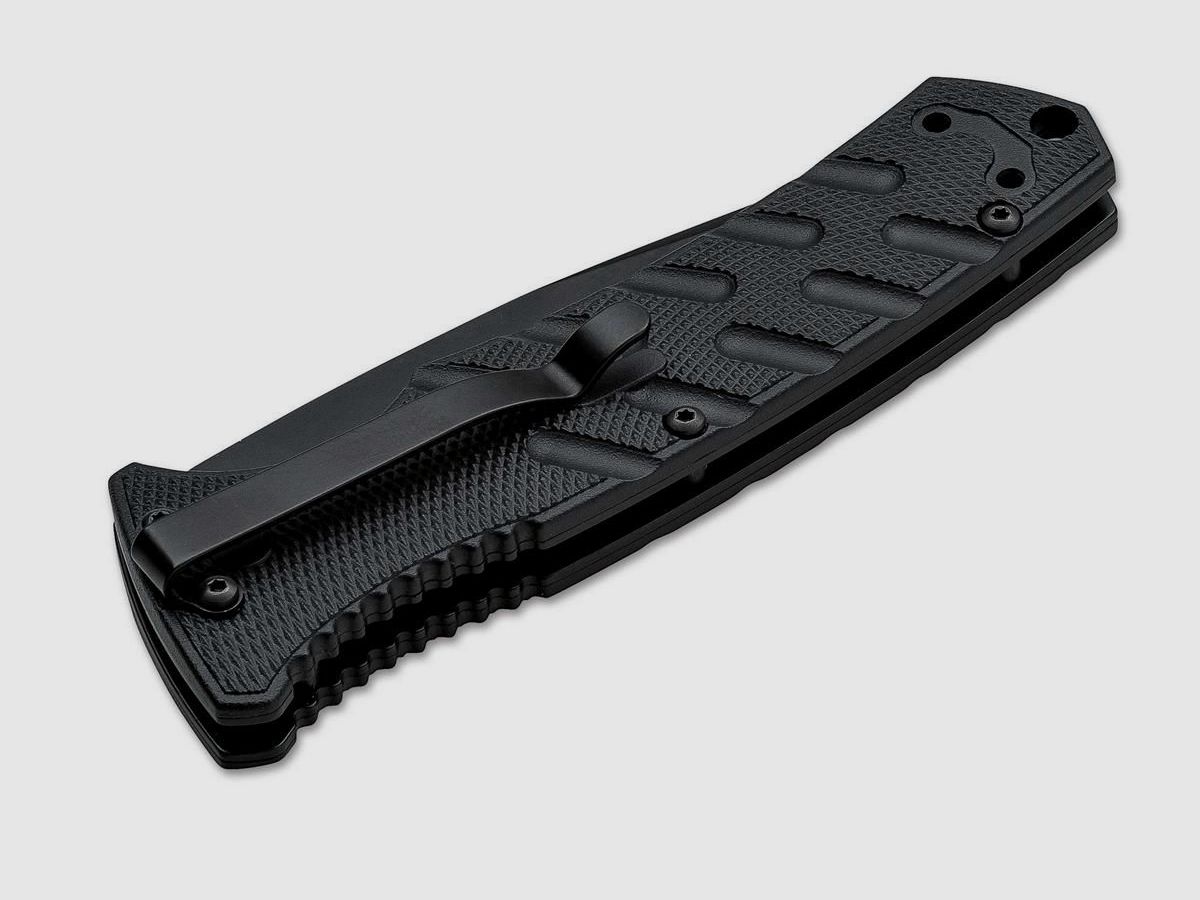Böker Plus Strike Tanto All Black automatic knife, image 4 of 14