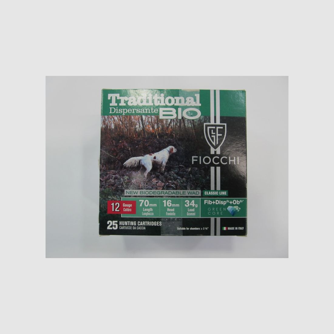 FIOCCHI PATRONEN C12 VERSPREIDING