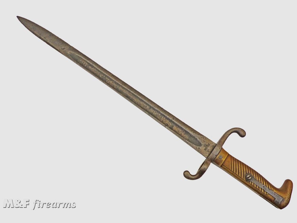 Deutsches (Westfälisches) Bajonett Infanterie-Seitengewehr (SG) M 1871 TS: 17.R.10.114 o/Scheide
