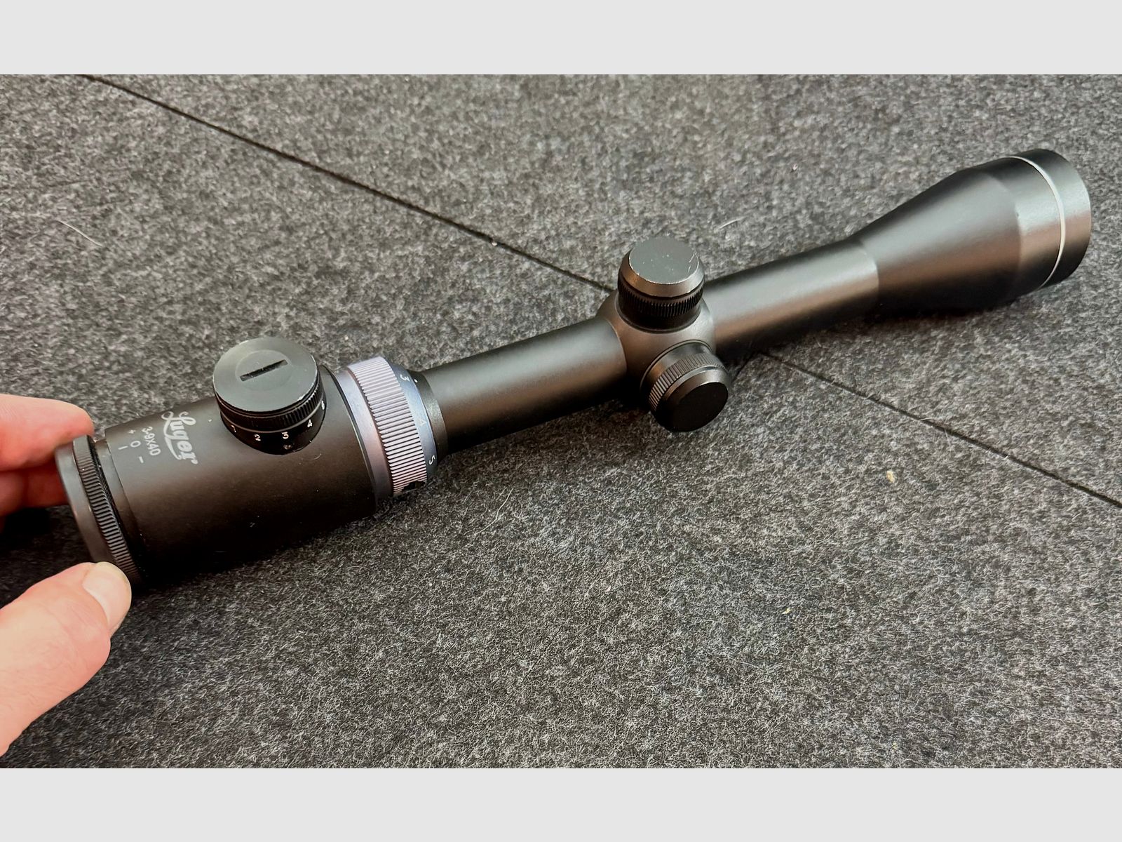 Zielfernrohr Luger 3-9x40 mit Leuchtpunkt, Absehen 4 fein