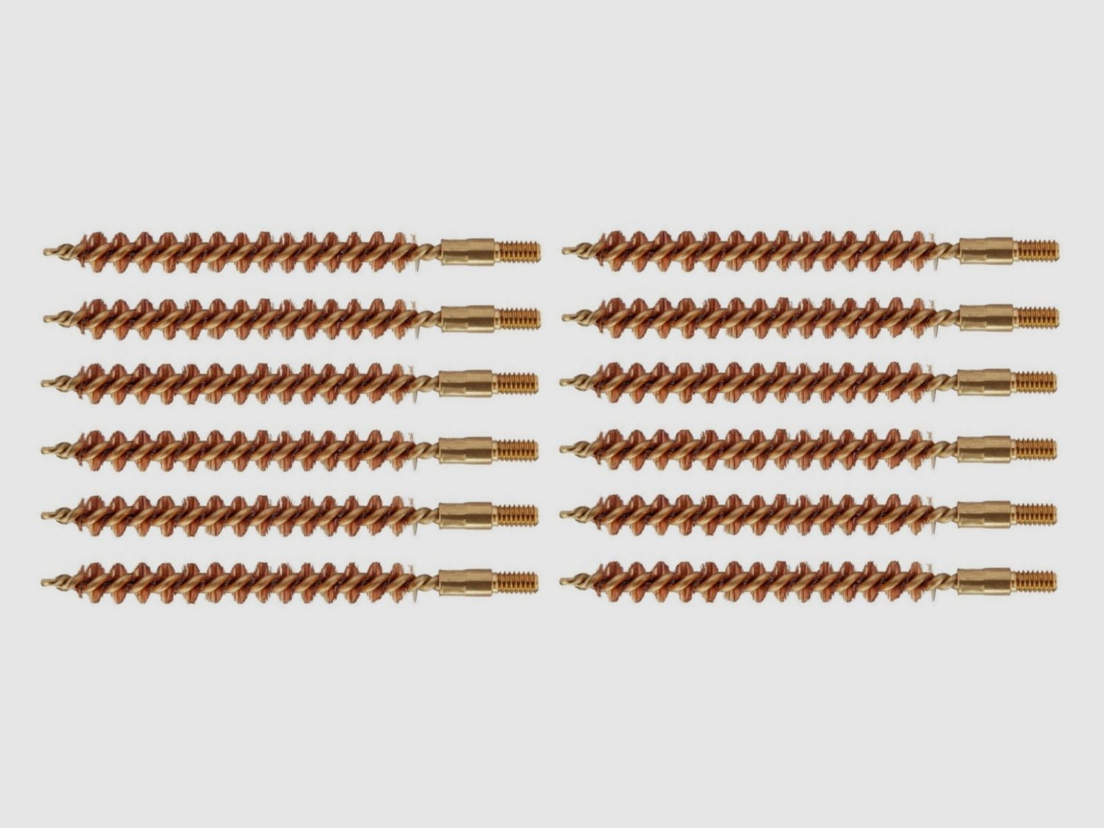 12 Laufbürsten Bronze 7mm Langwaffen