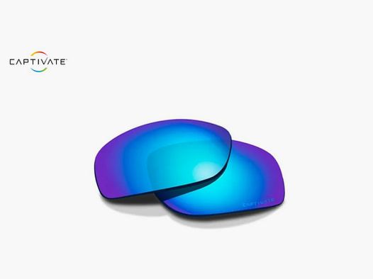 Wiley X Climb eyewear lenses in CAPTIVATE™ Polarized Blue Mirror ACCLMPBM